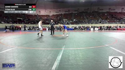 120 lbs Semifinal - Asher Giddens, Bixby vs Tytan Ellis, Coweta