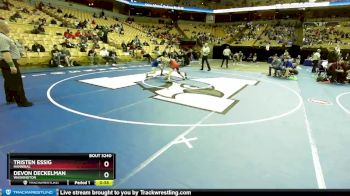 126 Class 3 lbs Cons. Round 2 - Devon Deckelman, Washington vs Tristen Essig, Hannibal