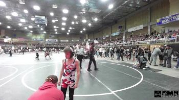 77 lbs Consi Of 4 - Denver Estes, Elbert County Wranglers vs Kaden Krueger, Athlos Wrestling