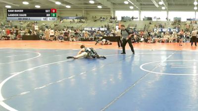 120 lbs Rr Rnd 2 - Sam Baker, BattleHawks - HSB vs Landon Haub, Invicta Wrestling Academy - HSB