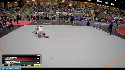 128 lbs Finals (8 Team) - Hadyn Burk, Mazama vs Nehemiah Gaul, Estacada