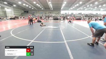 52 lbs Rr Rnd 2 - Cole Wiseman, 84 Athletes vs Lane Sallada, Buffalo Valley Wrestling Club - Black