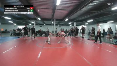 100 lbs Round 2 (6 Team) - Braxton Brown, East Carolina Elite vs Czarlie Diffee, The Compound