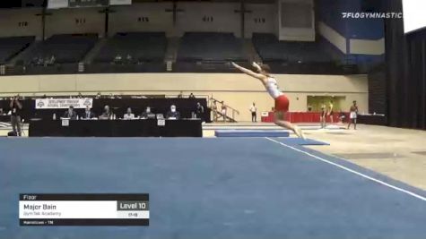 Major Bain - Floor, GymTek Academy - 2021 USA Gymnastics Development Program National Championships