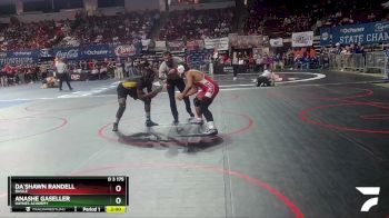 D 3 175 lbs Champ. Round 1 - Da`Shawn Randell, Basile vs Anashe Gaseller, Haynes Academy