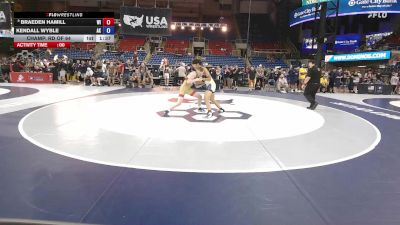 132 lbs Champ. Rd Of 64 - Braeden Hamill, WI vs Kendall Wyble, AK
