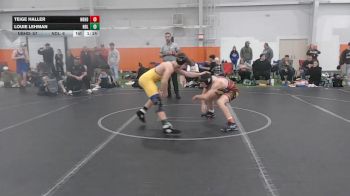 120 lbs Round 9 (10 Team) - Teige Haller, Neighborhood Wrestling vs Louie Lehman, Notre Dame Lions