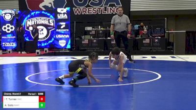 10U Boys - 49 lbs Champ. Round 2 - Tytan Turner, Stallions Wrestling Club vs Axel Soto, B.A.M. Training Center