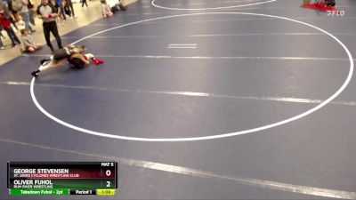 108 lbs Quarterfinal - Oliver Fuhol, Rum River Wrestling vs George Stevensen, St. James Cyclones Wrestling Club