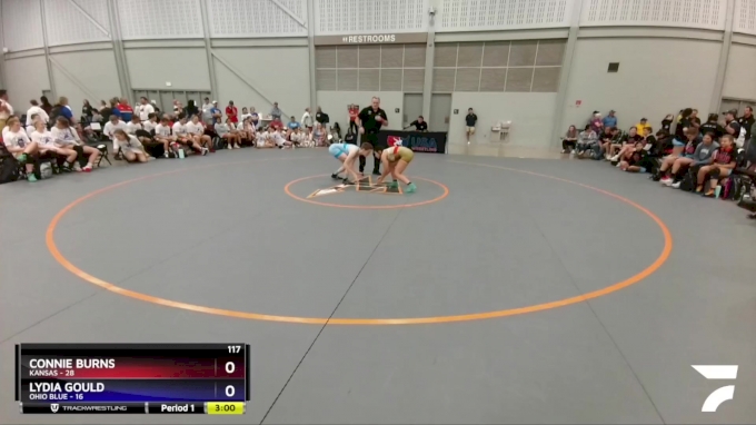 117 lbs Quarters & 1st Wb (16 Team) - Connie Burns, Kansas vs Lydia ...