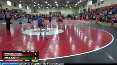 85 lbs Quarterfinal - Harper Hamacher, Pursuit Wrestling Minnesota vs Bryce Huntley, Rum River Wrestling