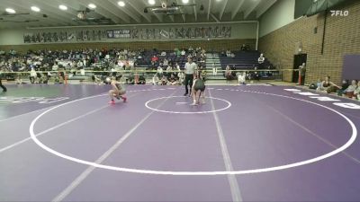 130 lbs Cons. Semi - Kierstyn Klinginsmith, Burns/Pine Bluffs vs Gabriela Duarte-Quijas, Scottsbluff Girls