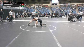 184 lbs Champ. Round 2 - Kaden Martin, Arizona Christian University vs Cole Olguin, Oklahoma City