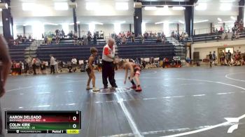 70 lbs Finals (8 Team) - Colin Kirk, Takedown Elite vs Aaron Delgado, Backyard Brawlers Red