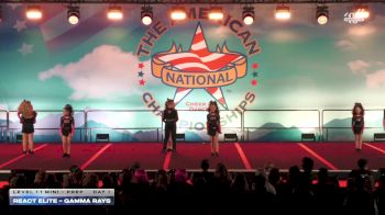 REACT Elite - Gamma Rays [2025 L1.1 Mini - PREP Day 1] 2025 The American Northwest Portland Nationals