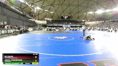 2A 106 lbs Cons. Round 1 - Ali Salim, Evergreen (Seattle) vs Diego Concepcion, Tumwater