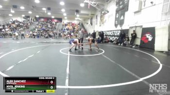 150 lbs Cons. Round 2 - Alek Sanchez, Northview vs Nyol Jenkins, Lancaster