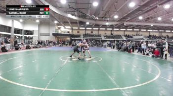 157 lbs Quarterfinal - Luke Sharpless, Johnston vs Carnell Davis, Ponaganset