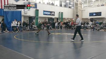 197 lbs Cons. Round 3 - Isaac Ogunlade, McDaniel vs Gideon Fasanya, Albright College