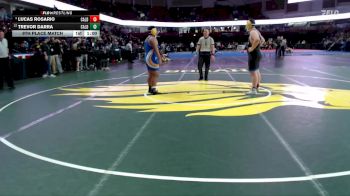 285 lbs 9th Place Match - Trevor Darra, Caldwell vs Lucas Rosario, Caldwell