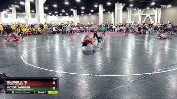 120 lbs Round 4 (10 Team) - Ricardo Ortiz, Camden Greasers vs Victor Zanolini, Explorer Wrestling Club