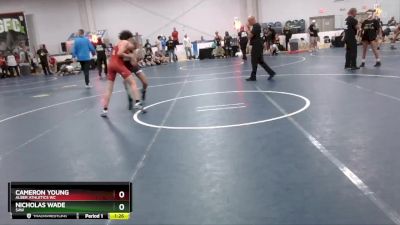 110 lbs Quarterfinal - Cameron Young, Alber Athletics WC vs Nicholas Wade, SAW