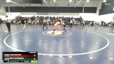 144 lbs Semifinal - Vince Partington, Cypress vs Leonardo Guerrero, Mayfair