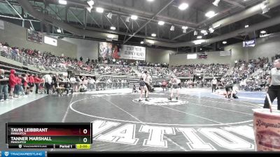 1A 120 lbs Cons. Round 1 - Tavin Leibbrant, Panguitch vs Tanner Marshall, Panguitch