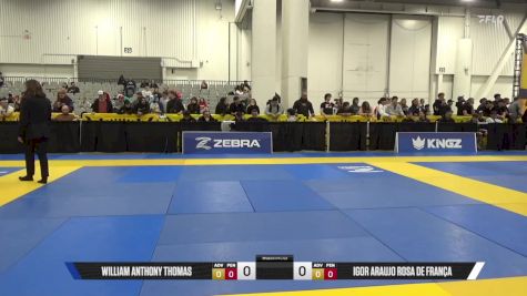 Igor Araujo Rosa De França vs WILLIAM ANTHONY THOMAS 2025 World IBJJF Jiu-Jitsu No-Gi Championship