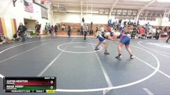 285 lbs Cons. Round 4 - Ridge Perry, Snowflake vs Justin Newton, Coolidge