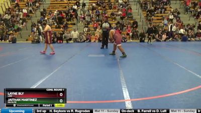 Cons. Round 1 - Layne Bly, LAW vs Jaithan Martinez, MN Elite