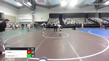 211 lbs Rr Rnd 2 - Trayvn Boger, Utah Select vs Matt Harrold, Doughboy MS