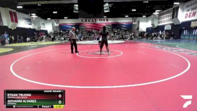 175 lbs Champ. Round 1 - Ethan Truong, Wilson Long Beach vs Giovanni Alvarez, Banning