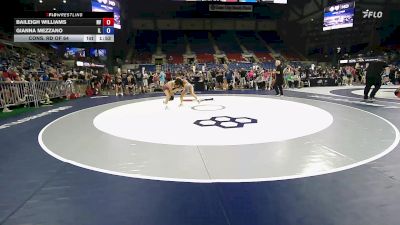 125 lbs Cons. Rd Of 64 - Baileigh Williams, NV vs Gianna Mezzano, IL