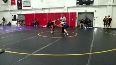 125 lbs Quarterfinal - Nathan Kaiser, Lemoore College vs Manuel Martir, Mt. Sac