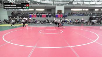 100 lbs Quarterfinal - Sienna Poirier, Bristol Central vs Daylianette Sanchez Cardona, Platt
