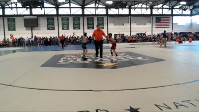 63-67 lbs Quarterfinal - Riley Reyes, Alber Athletics vs Nolan Metzelaars, Charleston Wrestling Club