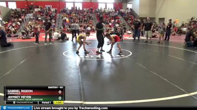 65 lbs Quarterfinal - Gabriel Rigdon, Stronghold vs Jeffrey Meyer, Madison County Youth Wrestling