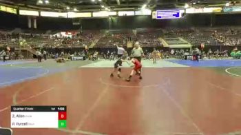 81 lbs Quarterfinal - Zander Allen, Nwwc vs Paxton Purcell, Inland Northwest Wrestling Training Center