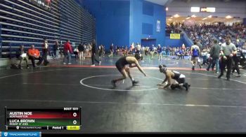 138 lbs Cons. Round 2 - Luca Brown, Mount St Joes vs Austin Noe, Northampton