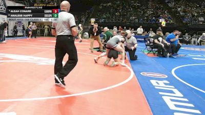 105 Class 1 lbs Champ. Round 1 - Aleah Conard, El Dorado Springs vs Analese Happy, Excelsior Springs