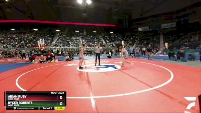 2A-126 lbs Champ. Round 1 - Ryker Roberts, Wind River vs Aidan Ruby, Wind River