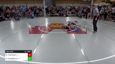 M 80 lbs Quarterfinal - Nikkoh Traynham, Elmira vs Grant Casselberry, Covington