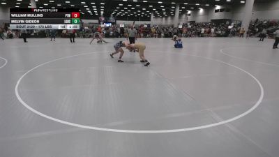175 lbs Champ. Rd Of 64 - William Mullins, Patton Trained WC vs Melvin Gideon, Lake Gibson High School Wrestling