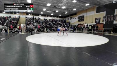 138 lbs Consi Of 8 #1 - Christopher Smith, Westhill vs Joseph Zimmer, Hall