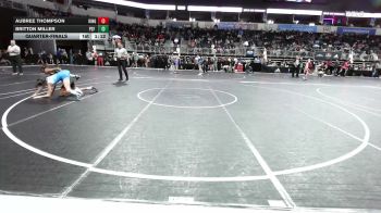 98 lbs Quarterfinal - Aubree Thompson, King Select Wr Ac vs Britton Miller, PSF Wr Ac