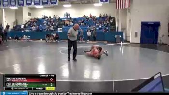 165 lbs Cons. Semi - Peter Driscoll, Wisconsin-Platteville vs Marty Koeing, Wisconsin-Platteville