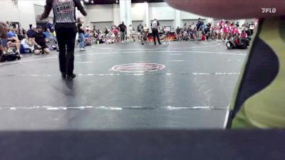 64 lbs Round 3 (10 Team) - Charlotte Robbins, Backyard Brawlers Pink vs Areilyn Pope, NC Girls Wrestling Club