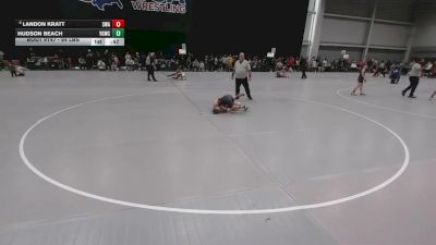 84 lbs Quarters - Hudson Beach, Young Guns Wrestling Club vs Landon Kratt, Summit Wrestling Academy