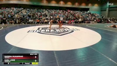 130 lbs Quarterfinal - Nadera Muhammad, Fernley vs Kara Lowe, Inderkum